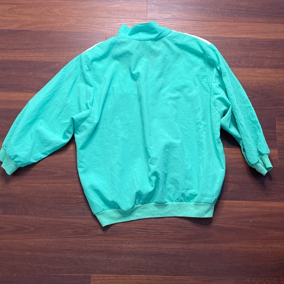 Vintage Division of Graff, womens, XL, teal windbreaker - Picture 4 of 4